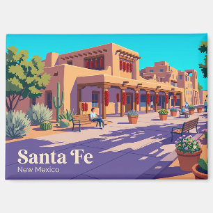 Imán Plaza Histórica de Santa Fe EE. UU.