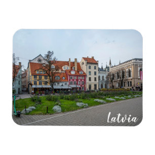 Imán Plaza Livu en Riga, Letonia