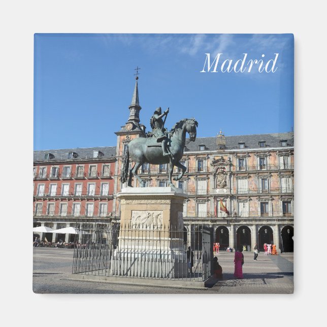 Imán Plaza Mayor, Madrid Magnet (Frente)