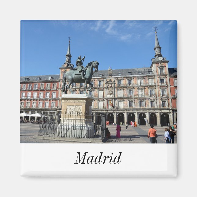 Imán Plaza Mayor, Madrid Magnet (Frente)