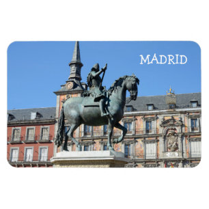 Imán Plaza Mayor, Madrid Premium Magnet