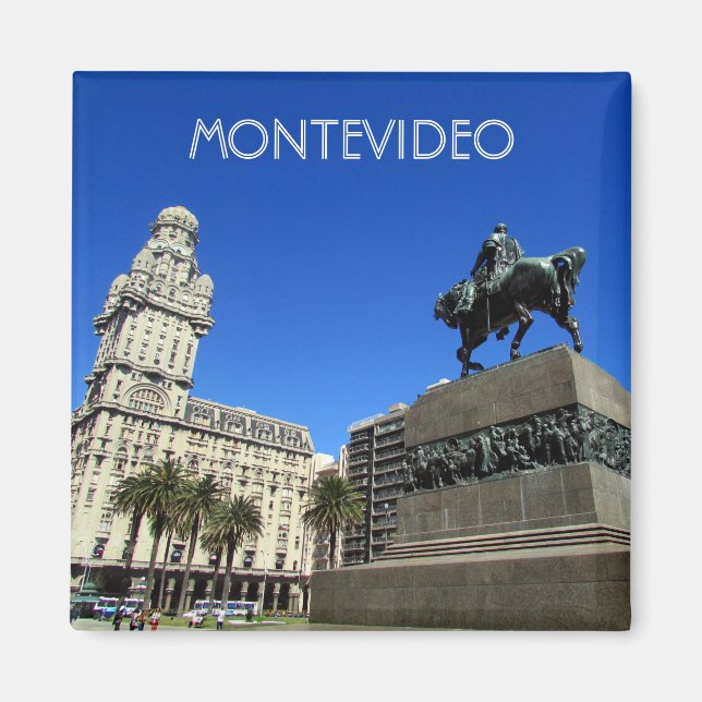 Imán plaza montevideo (Frente)