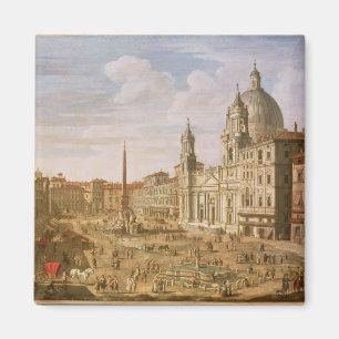 Imán Plaza Navona, Roma, pareciendo del sur hacia