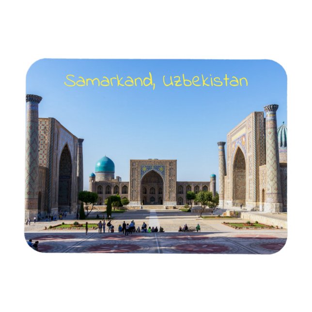 Imán Plaza Registan - Samarcanda, Uzbekistán, Asia (Horizontal)