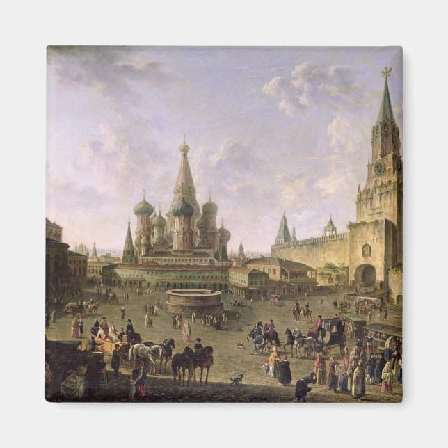 Imán Plaza Roja, Moscú, 1801 (Frente)