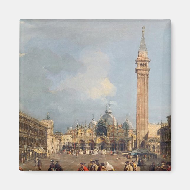 Imán Plaza San Marco, Venecia, c.1760 (Frente)