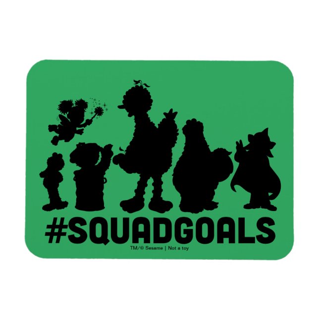 Imán Plaza Sésamo - #SquadGoals (Horizontal)