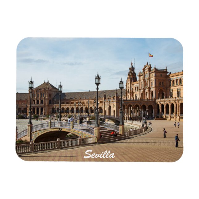 Imán Plaza Sevilla España (Horizontal)