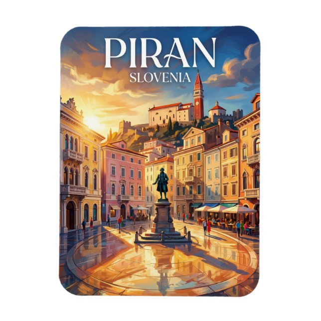 Imán Plaza Tartini Eslovenia (Vertical)