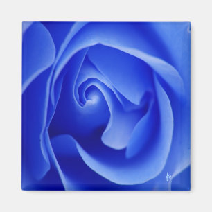 Imán pliegues azules
