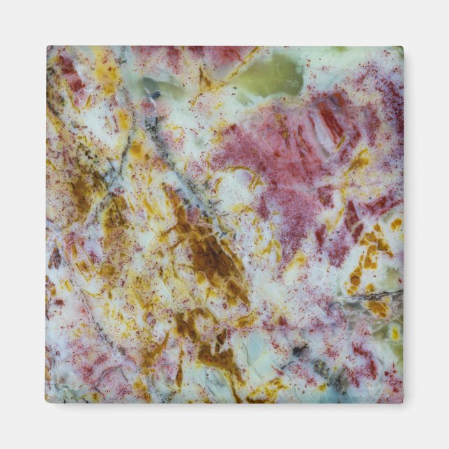 Imán Plosa de Opalita Verde Australiana (Frente)