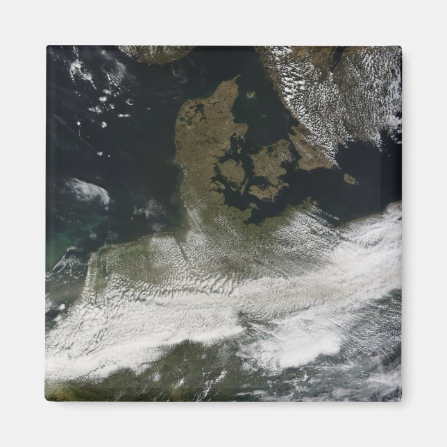 Imán Pluma de ceniza del volcán 2 de Eyjafjallajokull (Frente)