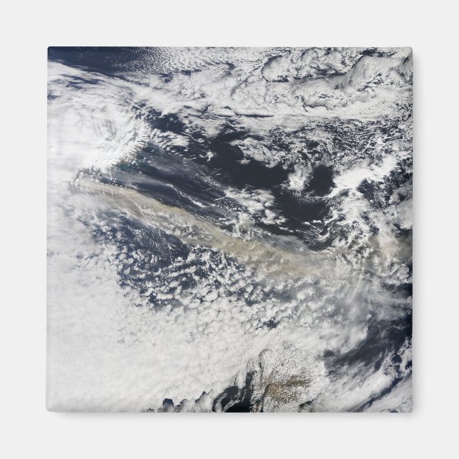 Imán Pluma de ceniza del volcán Eyjafjallajokull (Frente)