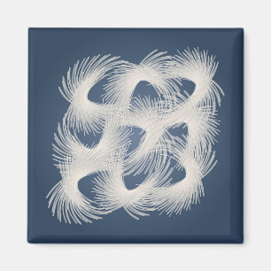 Imán Plumas blancas voladoras