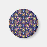 Plumas de atrapasueños Textura sin costuras de acu