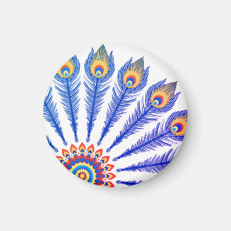 Imán Plumas de pavo real