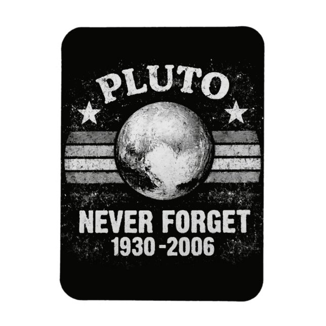 Imán Plutón Nunca Olvides (Vertical)