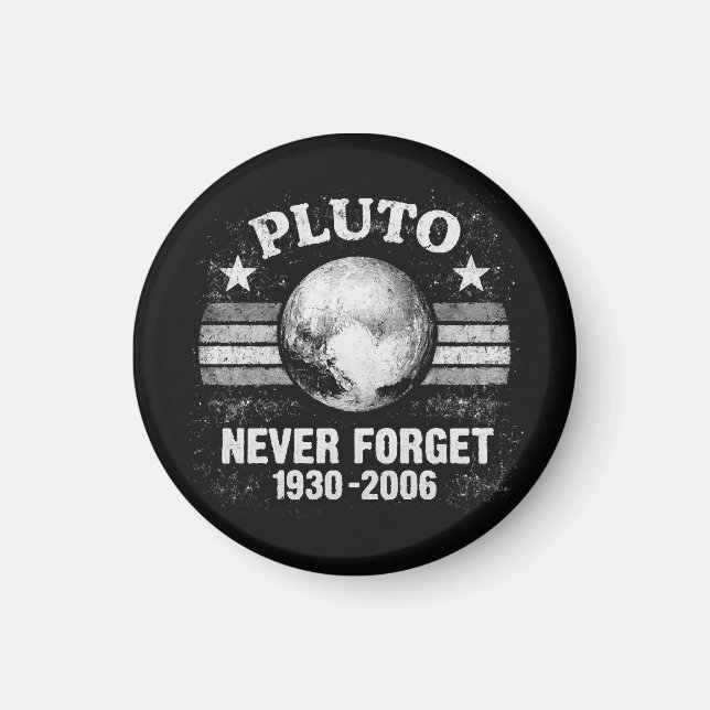 Imán Plutón Nunca Olvides (Frente)