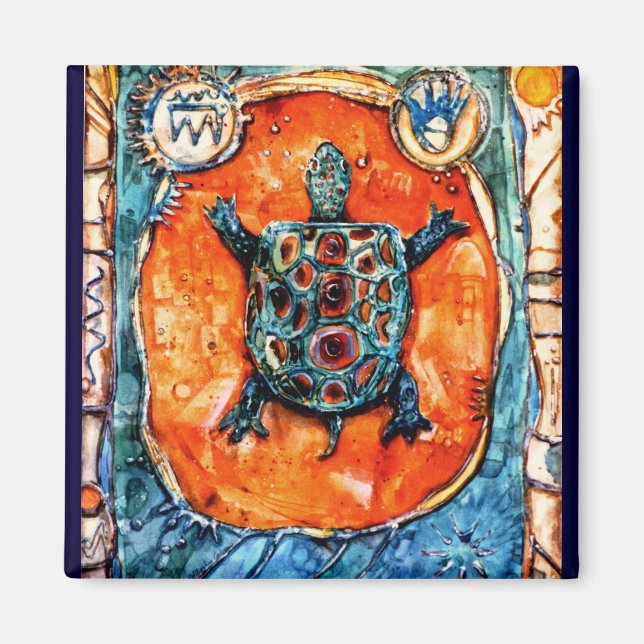 Imán PMACarlson Brother Turtle Magnet (Frente)