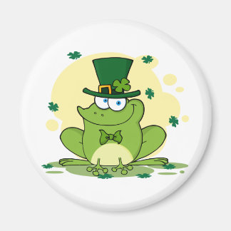 Imán png_4678-Safe-Happy-Irish FROGGY FROG Clovers