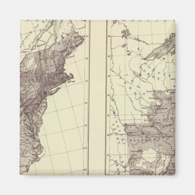 Imán Población de Estados Unidos 1830-1840 (Frente)