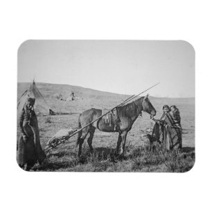 Imán Población del Cree del nativo americano de Canad