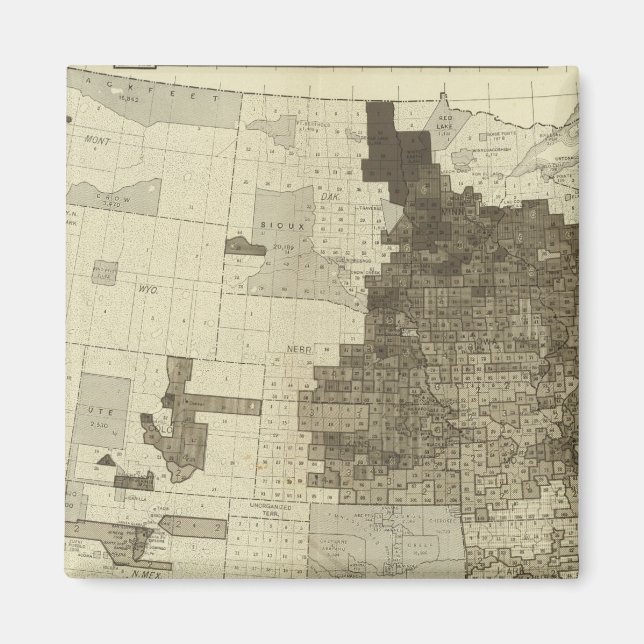 Imán Población extranjera por condados (Frente)