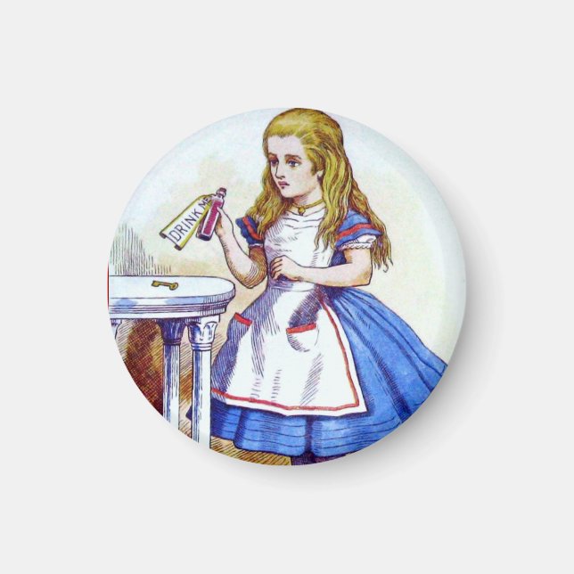 Imán Poción "Bebeme" con Alice (Frente)