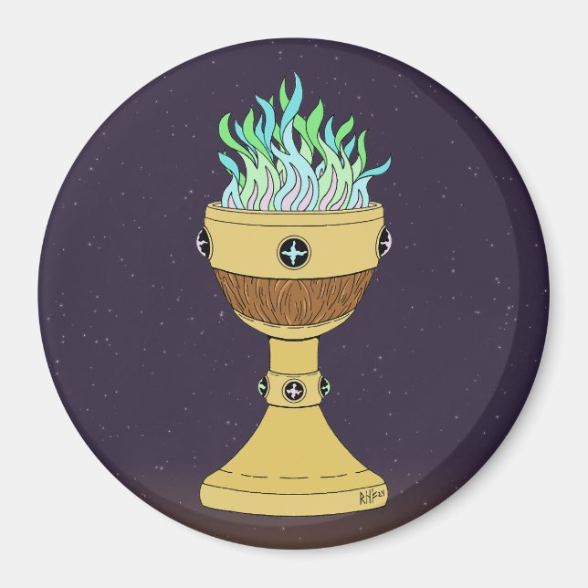 Imán Poción mágica en combinación de Mazer y cáliz (Frente)