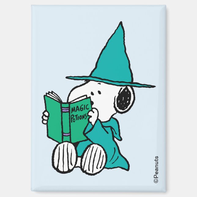 Imán Pociones mágicas de Snoopy de Peanuts Halloween (Anverso)