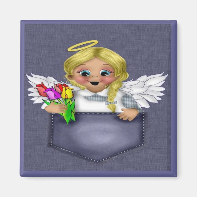 Imán Pocket Angel Blonde (Frente)