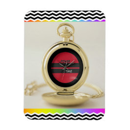 Imán Pocket Watch Poker Time Refrigerator