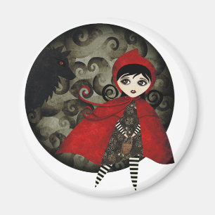 Imán Poco Capuccine rojo