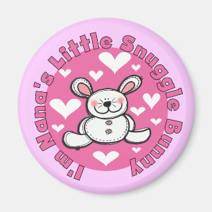 Imán Poco conejito del Snuggle de Nana