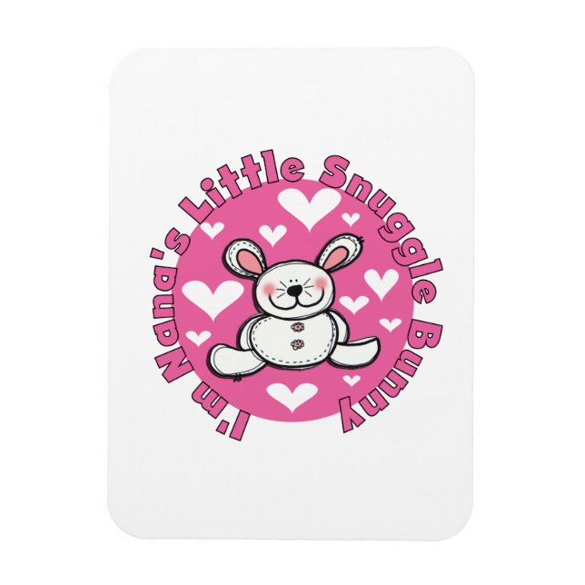 Imán Poco conejito del Snuggle de Nana (Vertical)