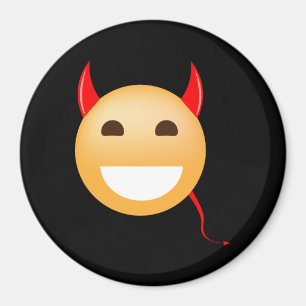 Imán Poco diablo de la emoji