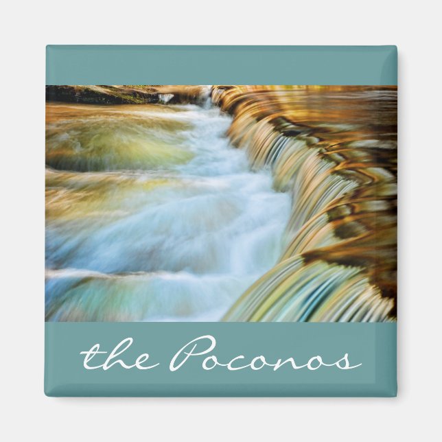Imán Poconos Waterfall Magnet (Frente)