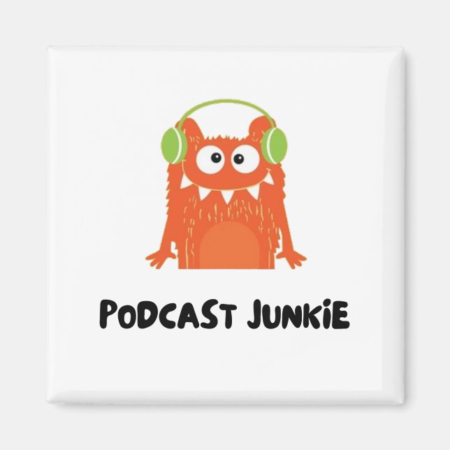 Imán Podcast junkie (Frente)