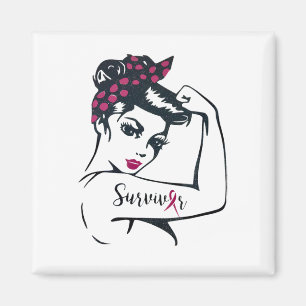 Imán Podemos curarlo Rosie Riveter Cáncer De Mama Survi