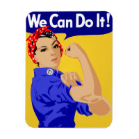 ¡Podemos hacerlo! Rosie la remachadora cartel de l