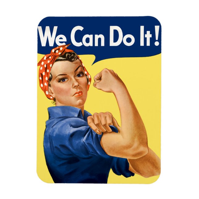 Imán ¡Podemos Hacerlo! Rosie the Riveter (Vertical)