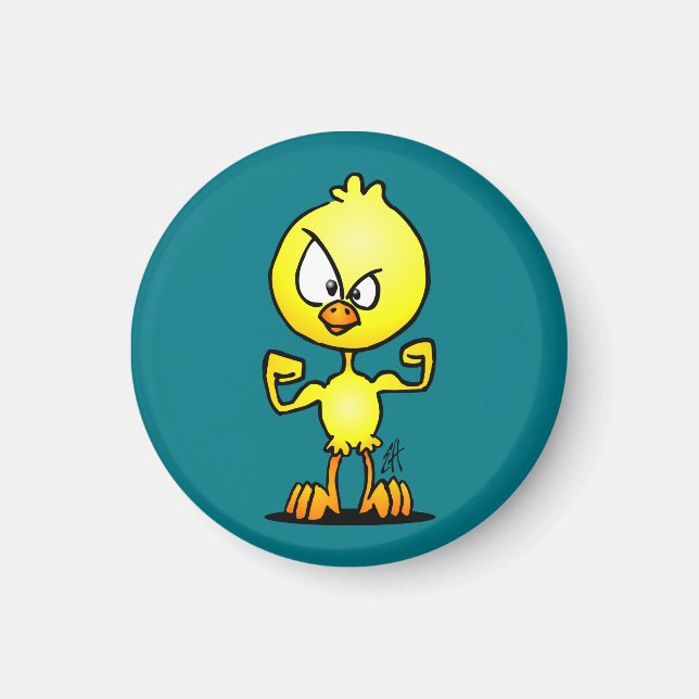 Imán Poder de pollo (Frente)