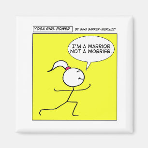 Imán Poder del chica de la yoga