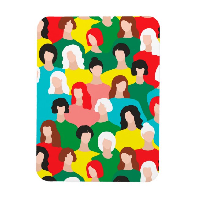 Imán Poder femenino (Vertical)