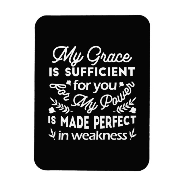 Imán Poder Hecho Perfecto En Debilidad  2 Corintios 12: (Vertical)