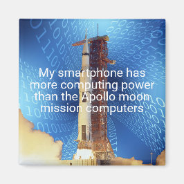 Imán Poder informático Apolo 11