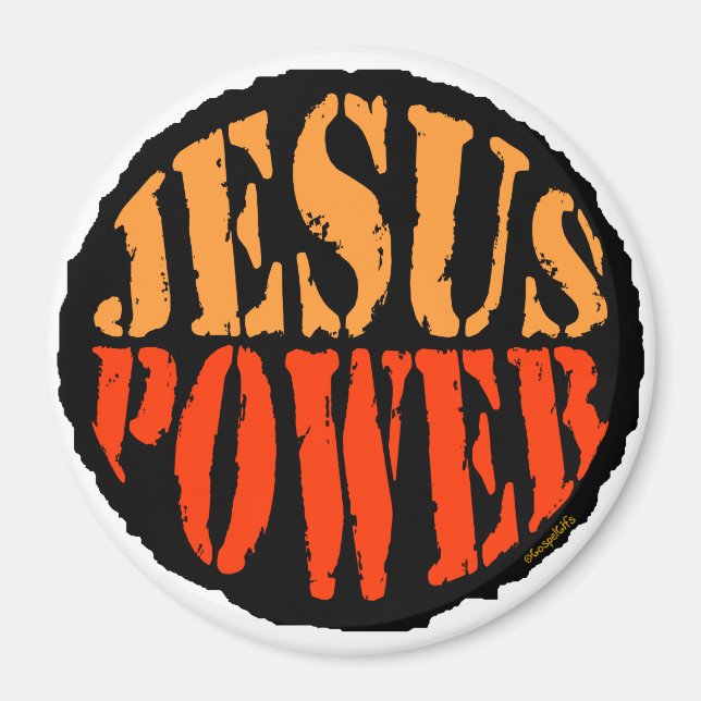 Imán Poder Jesús (Frente)