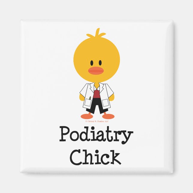 Imán Podiatry Chick Magnet (Frente)
