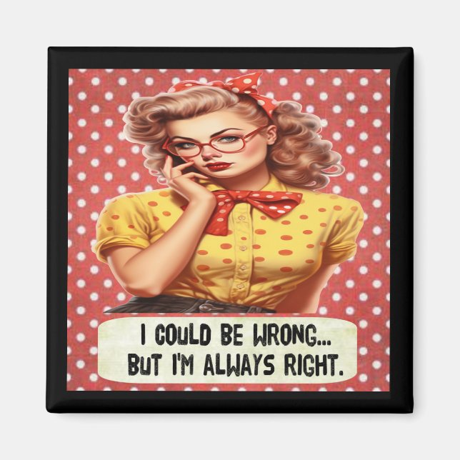 Imán Podría estar equivocado, pero siempre tengo el imá (Frente)