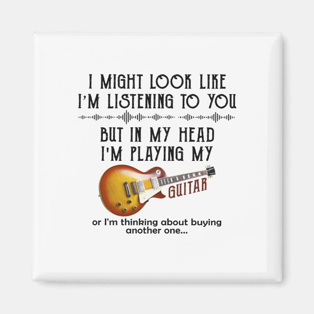 Imán Podría Parecer Que Te Escucho Tocar Guitarra (Frente)